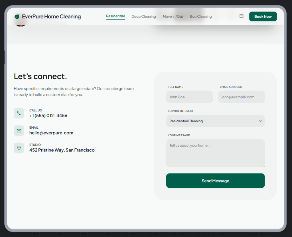 omer joya website designer in okara - house cleaning