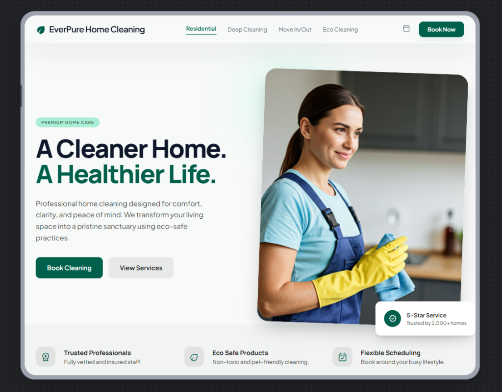 omer joya website designer in okara - house cleaning